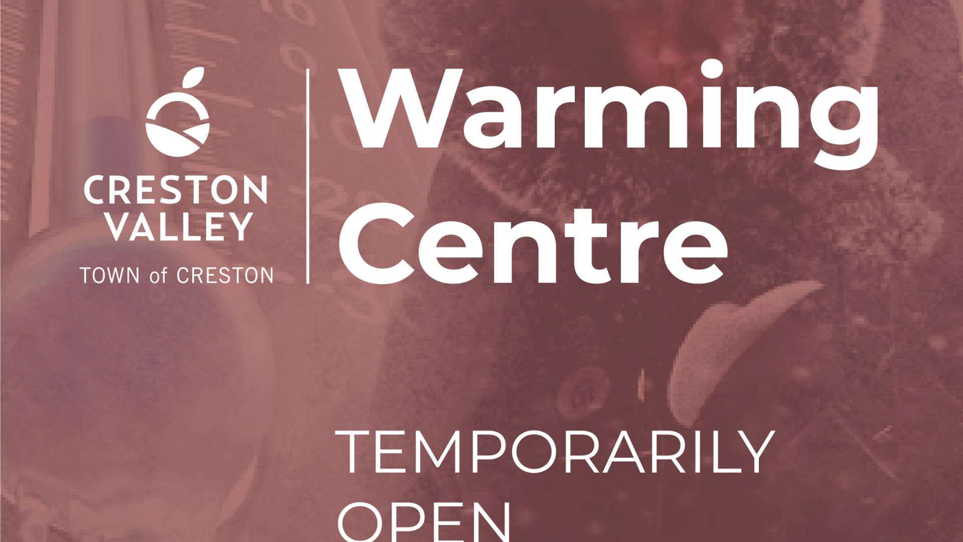 Warming Centre - Temporarily Open 